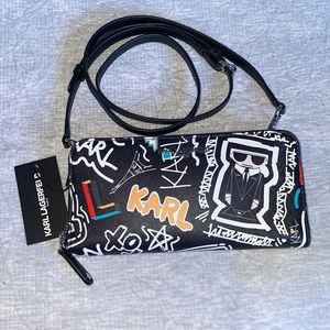 Karl Lagerfeld crossbody wallet